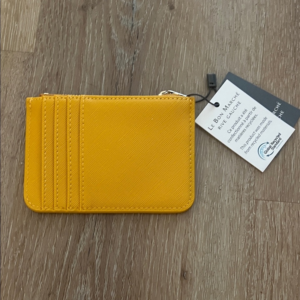 Le Bon Marché Yellow Geometric Card Holder